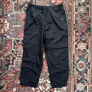 Lizgolf Liz Claiborne Nylon Windbreaker Pants - Black Sporty Track Pants